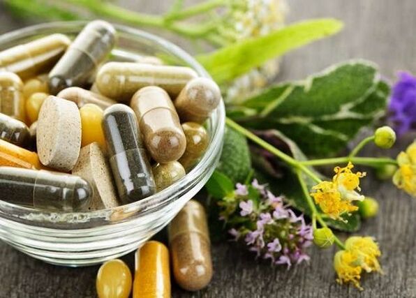 Herbes et comprimés pour traiter la prostatite