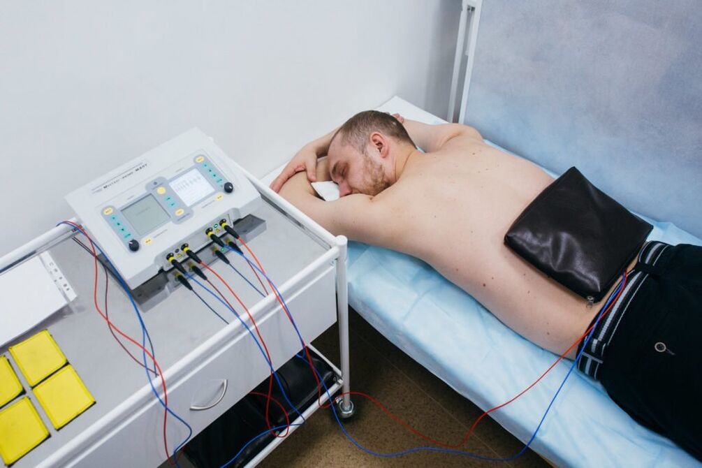 Électrostimulation dans la prostatite